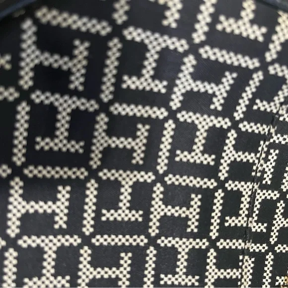 Tommy HilfigerBlack and White Monogram Circle Crossbody - Picture 3 of 8
